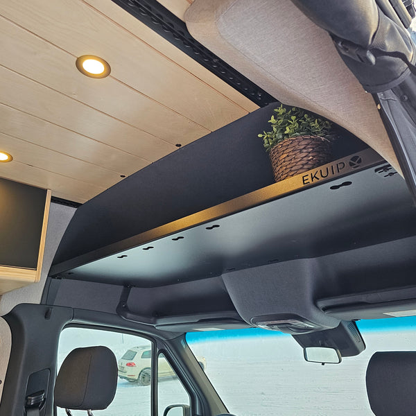 Tablette de voûte avant (Headliner Shelf) en aluminium pour Sprinter
